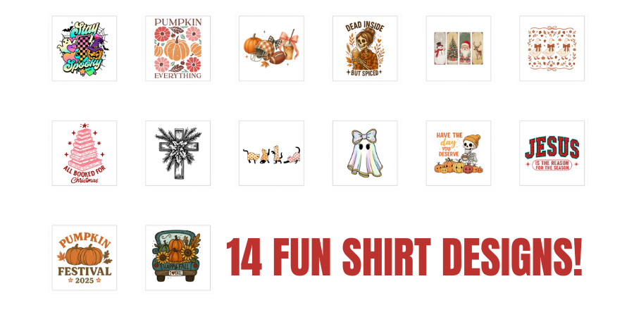 Holiday Shirt Bundle - 14 Festive Shirts! 