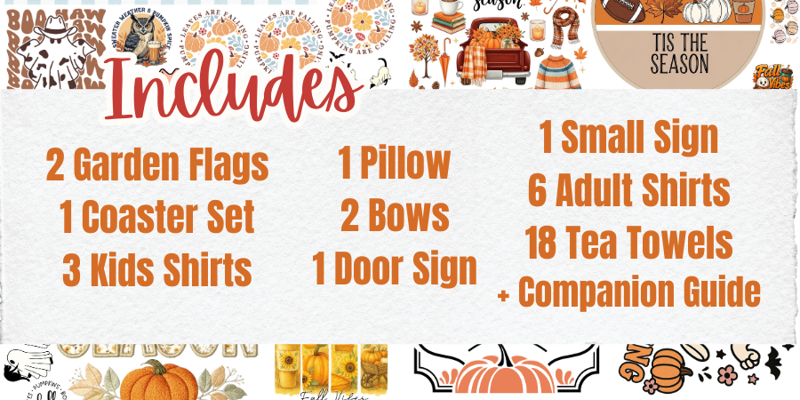 DTF Fall Kit - 35 Projects in 1! 