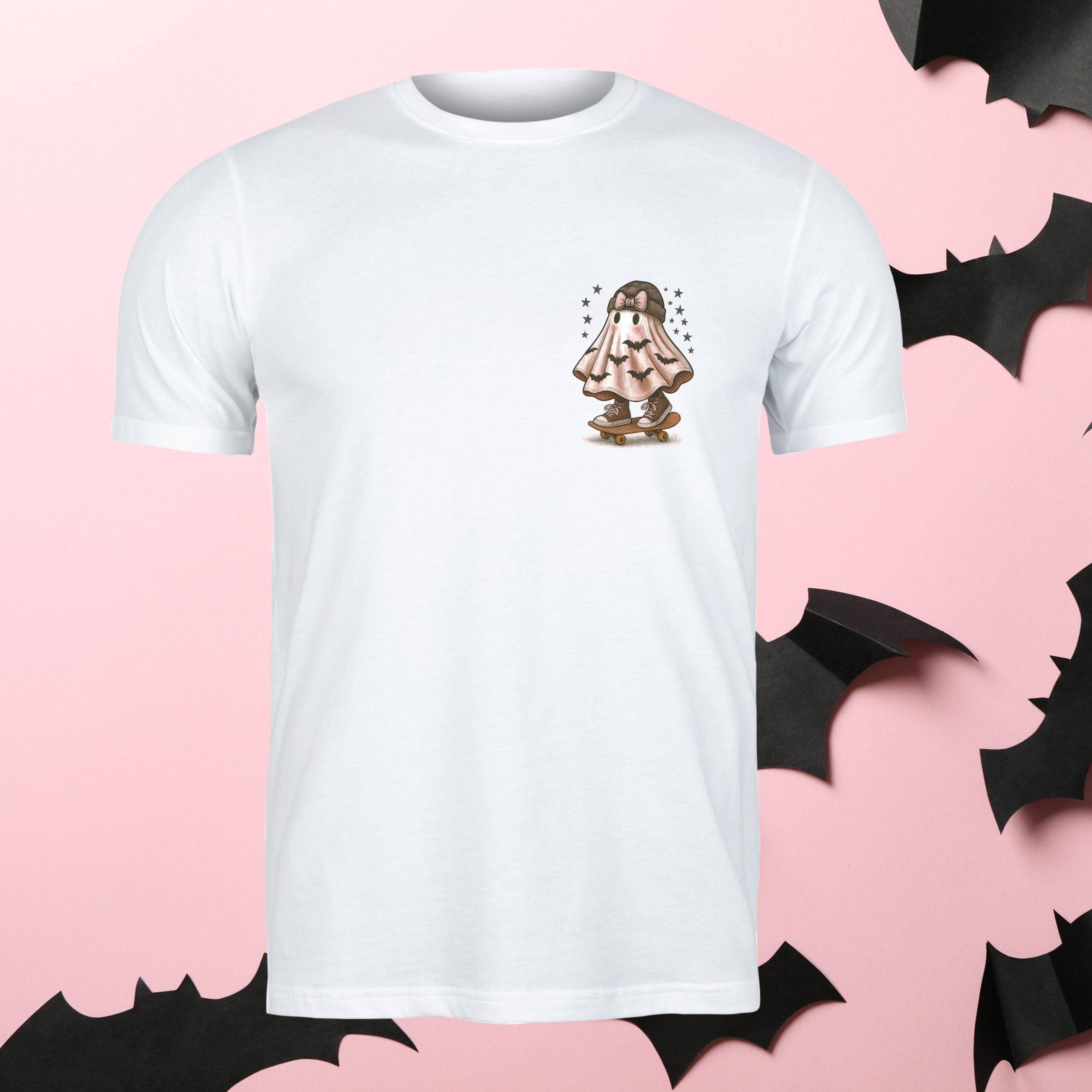 Halloween Pocket Tee Mockup