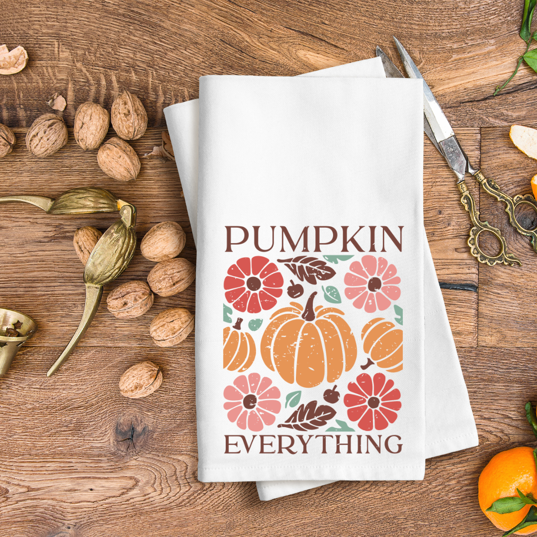 Fall Tea Towels Mockup