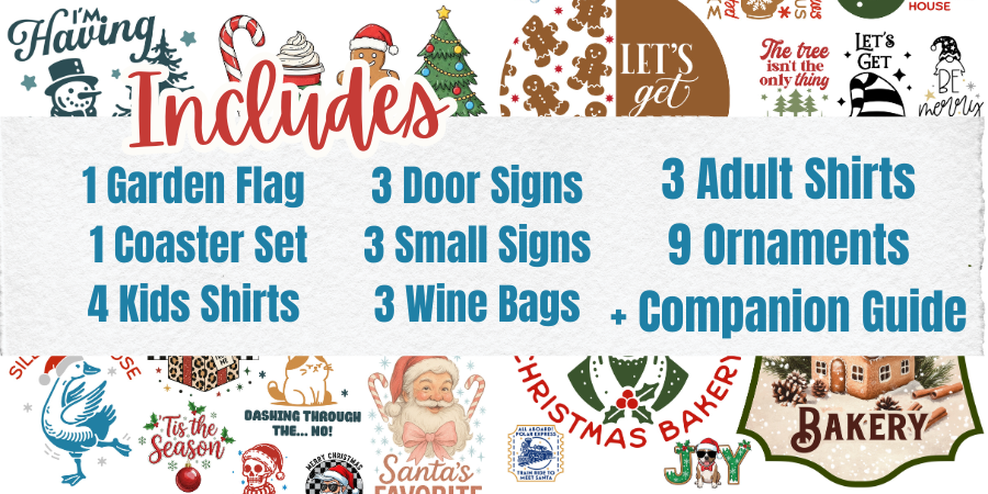 DTF Christmas Kit - 38 Projects in 1! 