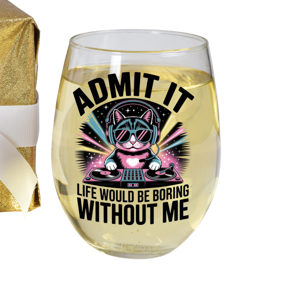 Wine Glass Decal 1 — Sarcastic Bonus