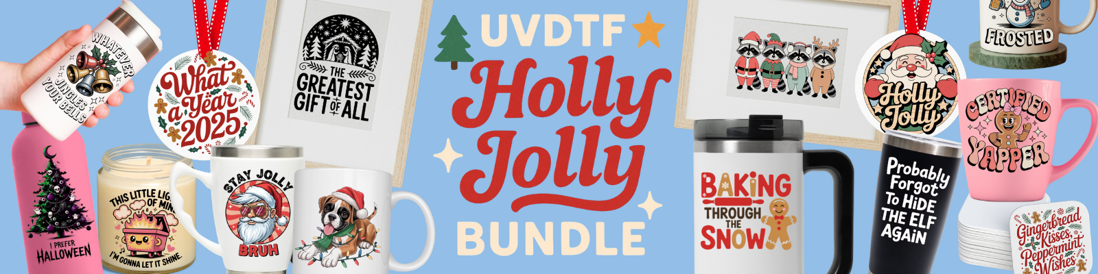 UVDTF Holly Jolly Bundle Banner