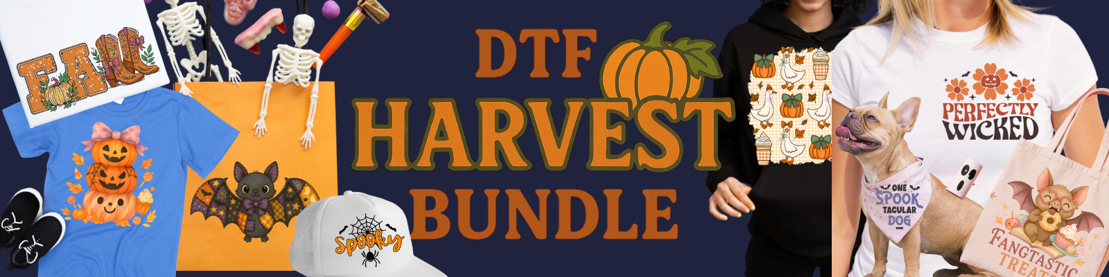 DTF Harvest Bundle Banner
