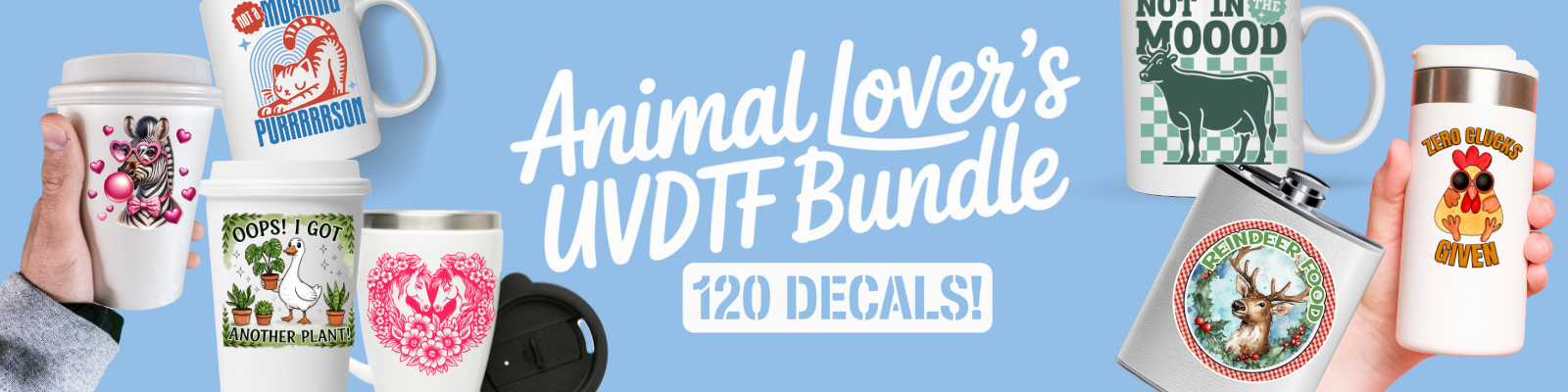 UVDTF Animals Bundle Banner