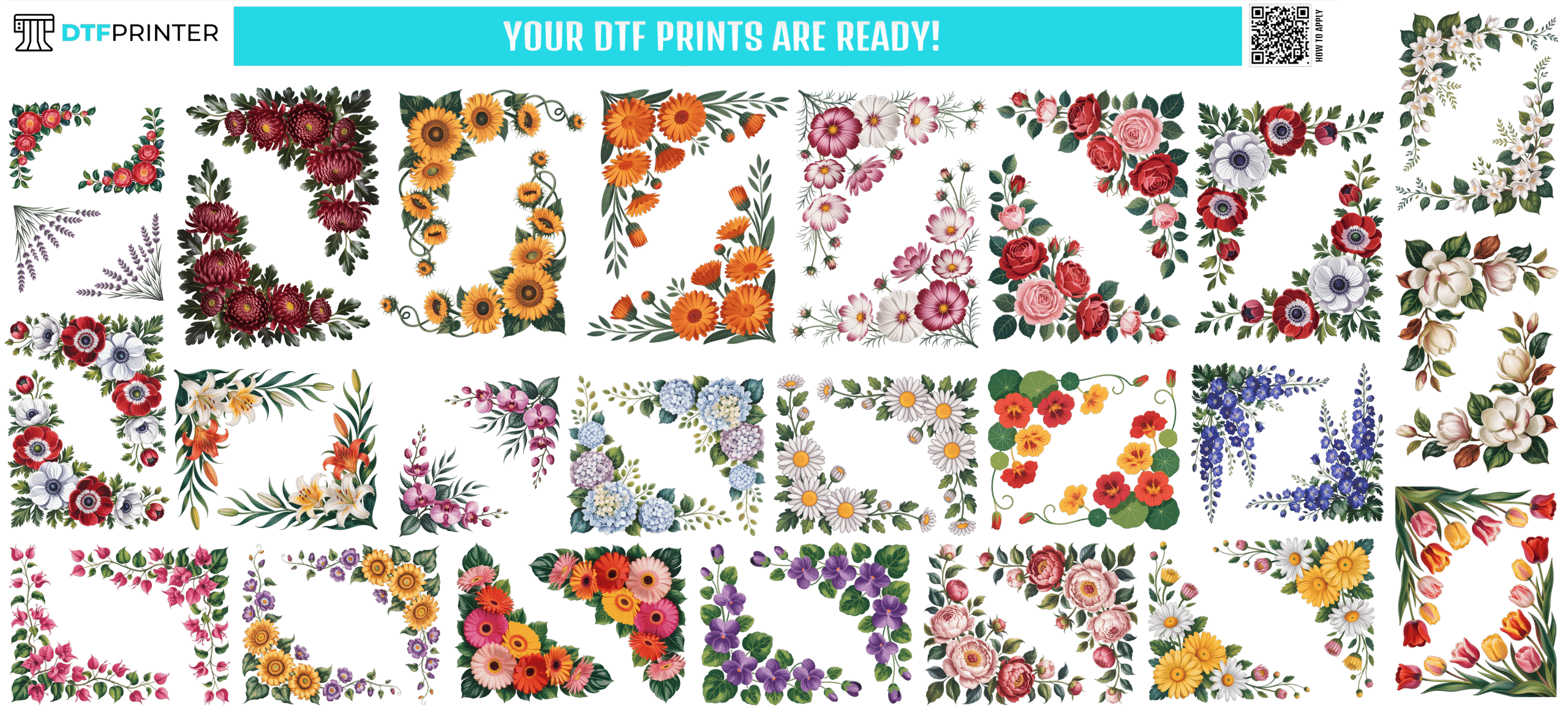 DTF 10" Sheet Sheet Preview